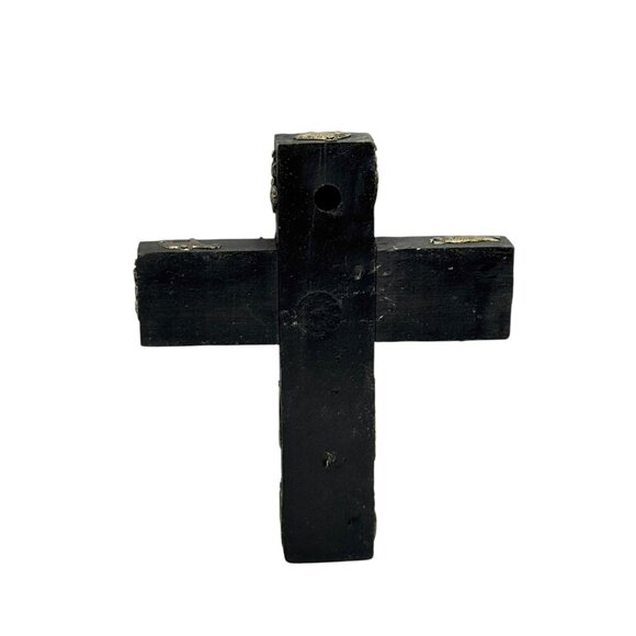 Vintage Signed Estela Ogazon 3D Milagros Wood Cross Mexican Folk Art - Picture 4 of 14